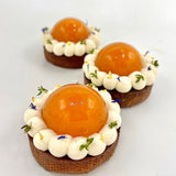 Tarte individuelle Abricots Thym