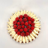 Tarte Framboises Sésame Noir