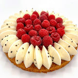 Tarte Framboises Sésame Noir