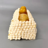 Bûche Poires, Caramel, fève Tonka