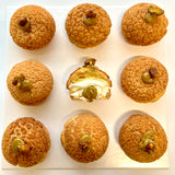 Boîte de choux éphémère Pistache Fleur d'Oranger