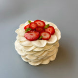 Pavlova Individuelle Fraise Menthe