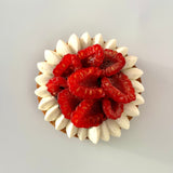 Tarte Framboises Sésame Noir individuelle
