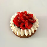 Tarte Framboises Sésame Noir individuelle