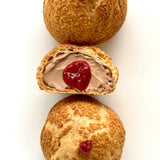 Boîte de choux éphémère Choco-Framboise