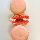 Boîte de Macarons Vanille Framboise 🩷 OCTOBRE ROSE 🩷
