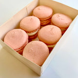 Boîte de Macarons Vanille Framboise 🩷 OCTOBRE ROSE 🩷