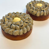 Tarte Yuzu Sésame Noir individuelle