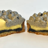 Tarte Yuzu Sésame Noir individuelle